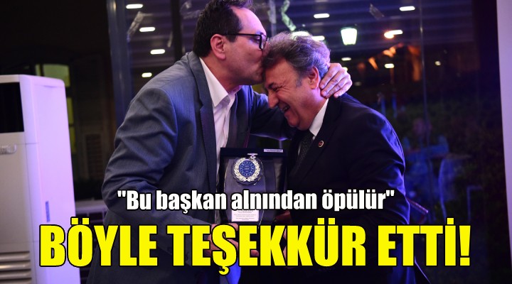 İduğ a böyle teşekkür etti!