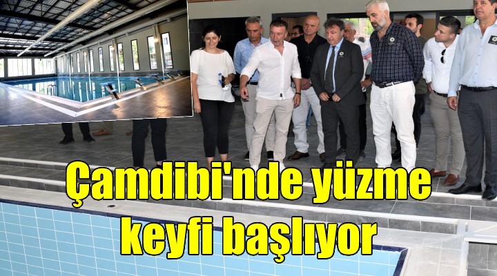 İduğ verdiği sözü tuttu... Çamdibi nde yüzme keyfi başlıyor...