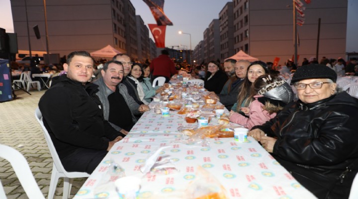 İftar sofrası Akgedik te kuruldu