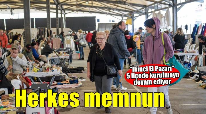 İkinci El Pazarı’ndan herkes memnun
