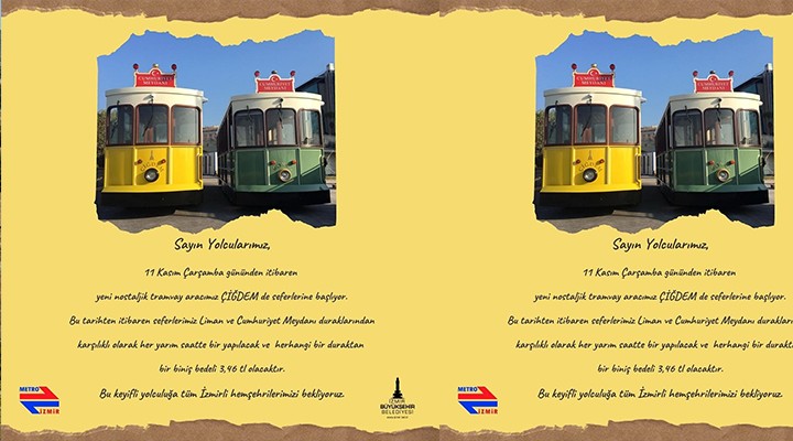 İkinci nostaljik tramvay da geldi