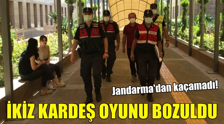 İkiz kardeş oyununu jandarma bozdu!