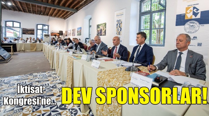 İktisat Kongresi ne dev sponsorlar!