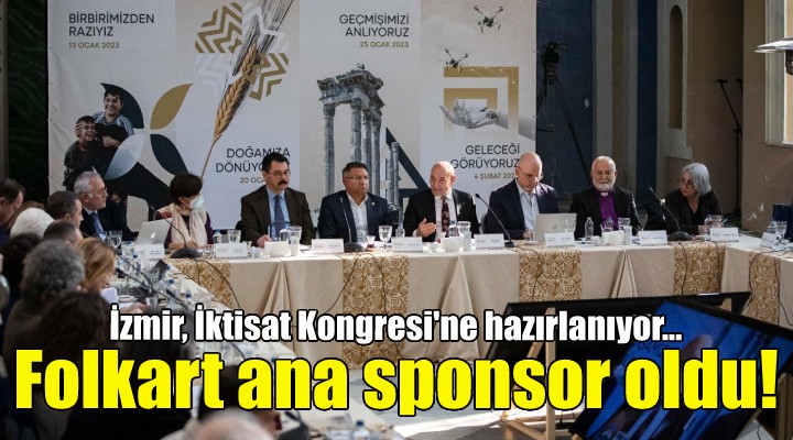 İktisat Kongresi’nin dördüncü ana sponsoru Folkart oldu!