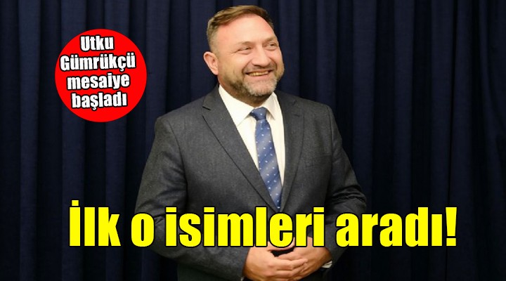 İl başkanı olarak atanan Gümrükçü mesaiye başladı