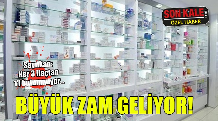 İlaç sektöründe zam krizi....