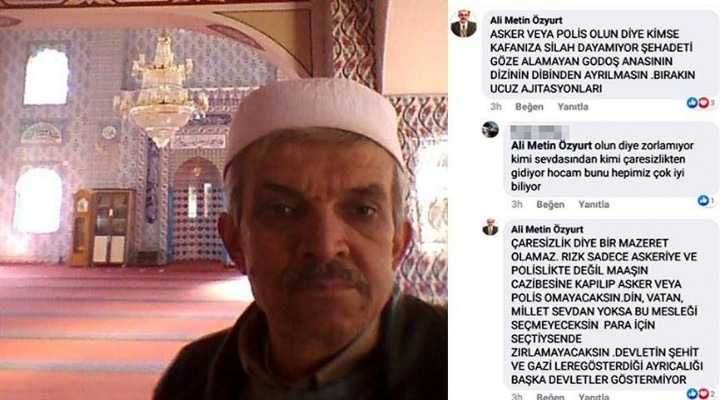 İmama bak! Bunun adı alçaklık!