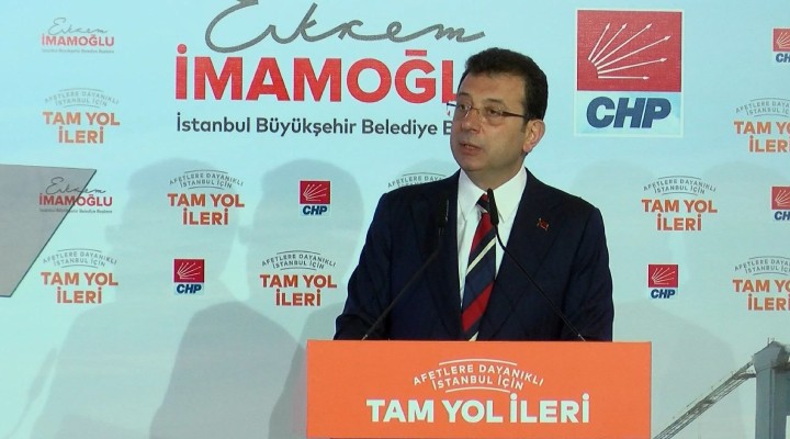 İmamoğlu: Hızlı tarama testi yaptığımız 35 bin binadan 15 bini riskli!