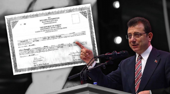 İmamoğlu ile birlikte diplomaları iptal edilmişti: YÖKSİS ten silindi