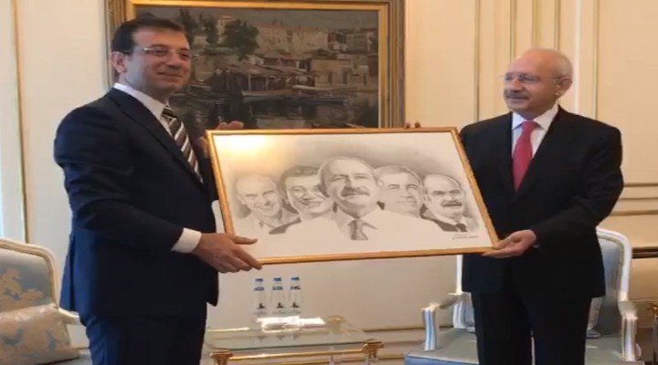 İmamoğlu na Kılıçdaroğlu ziyareti..Dikkat çeken tablo