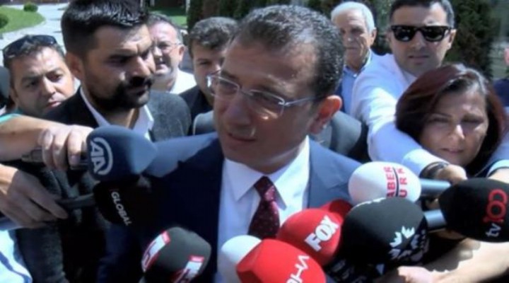 İmamoğlu ndan  kırık sandalye  açıklaması