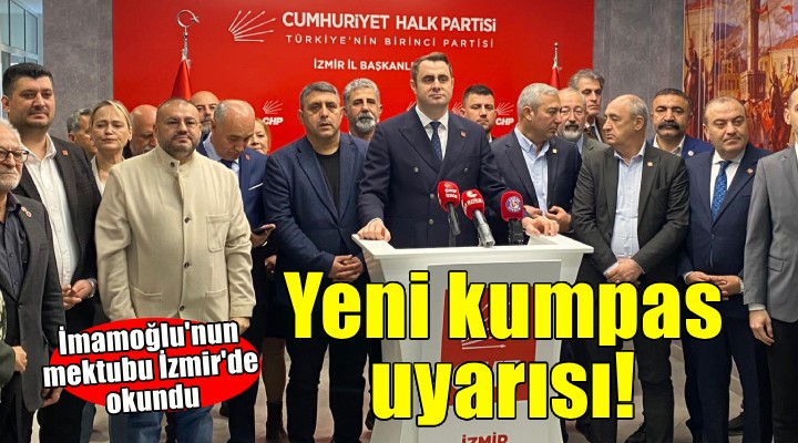 İmamoğlu'nun mektubu İzmir'de okundu...