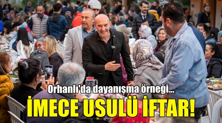 İmece usulü iftar yemeği!