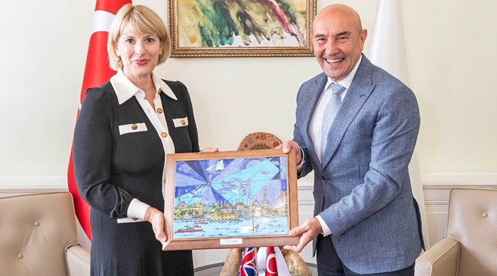 İngiltere Büyükelçisi Morris, Başkan Soyer’i ziyaret etti