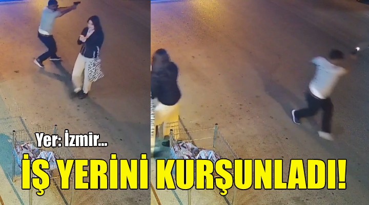 İş yerini böyle kurşunladı!