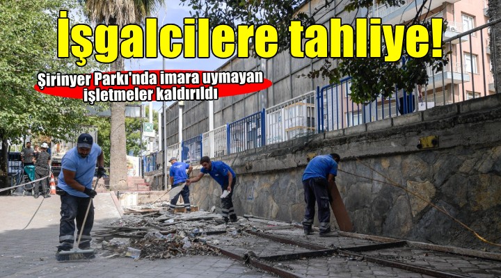 İşgalci işletmelerin tahliyesine başlandı