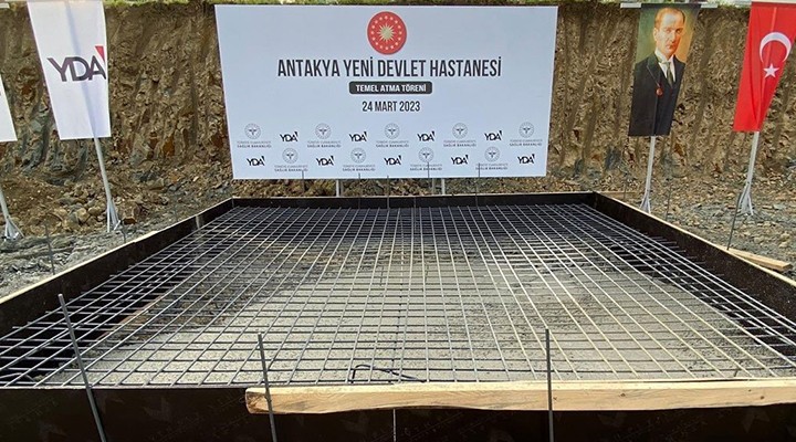 İskenderun Devlet Hastanesi nin temeli de sembolik atılmış!