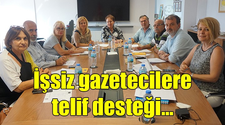 İşsiz gazetecilere telif desteği