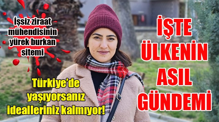 İşsiz genç ziraat mühendisi,  terzilik de yaparım  deyince gündem oldu