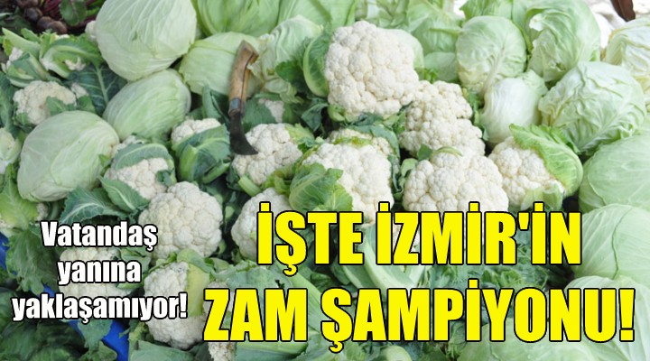 İşte İzmir in zam şampiyonu!