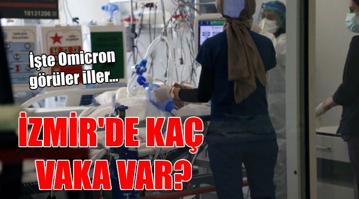 İşte Omicron varyantı görülen iller... İzmir de kaç vaka var?