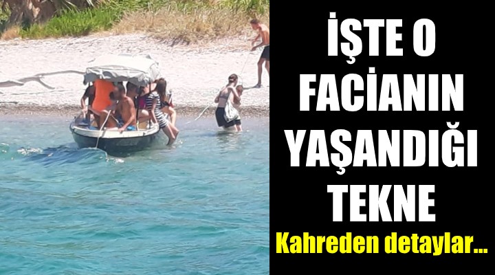 İşte o batan tekne! Ve kahreden detaylar...