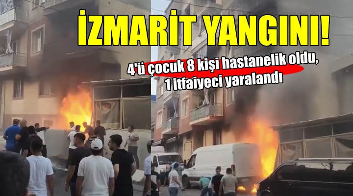 İzmarit depoyu tutuşturdu!