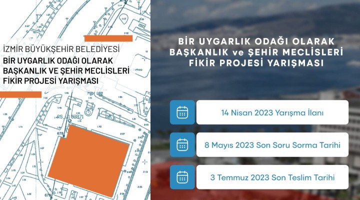 İzmir Büyükşehir Belediyesi, Şehir Meclisleri fikir projesi yarışması açtı!