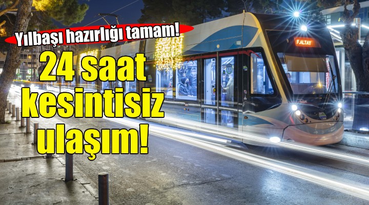 İzmir Büyükşehir Belediyesi yılbaşına hazır!