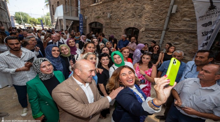 İzmir Büyükşehir de meslek fabrikası gururu... Hem üretiyoruz hem çalışıyoruz