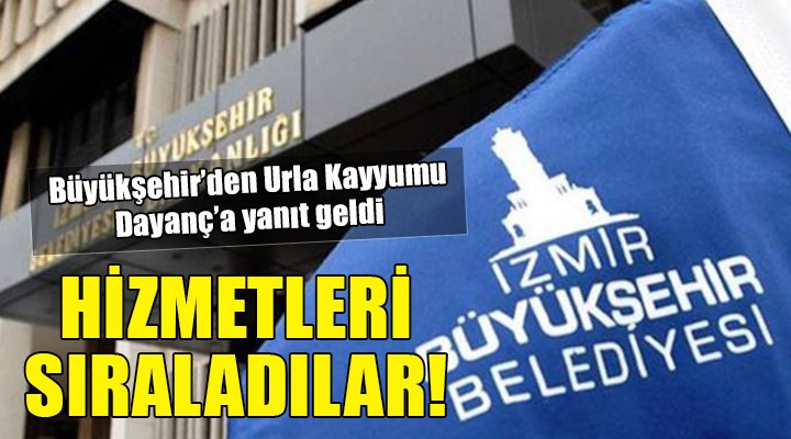 İzmir Büyükşehir den Urla açıklaması...