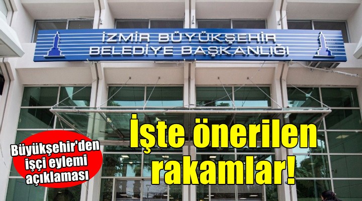 İzmir Büyükşehir'den işçi eylemi açıklaması...