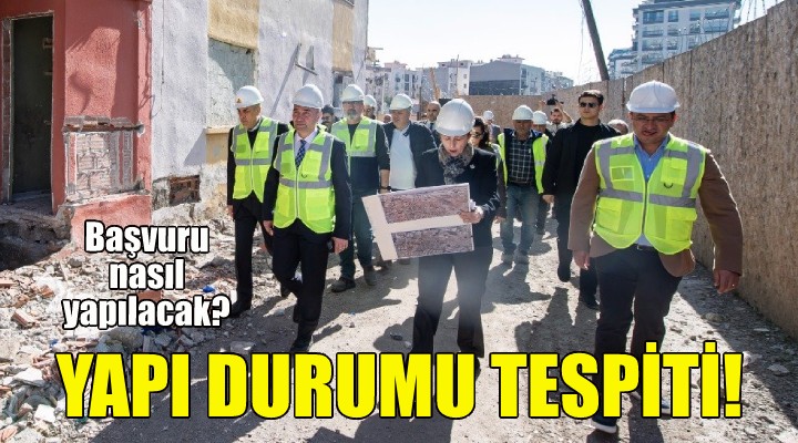 İzmir Büyükşehir den yapı durumu tespiti hizmeti!