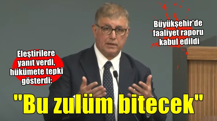 İzmir Büyükşehir ve ESHOT'un 2024 yılı faaliyet raporuna onay!