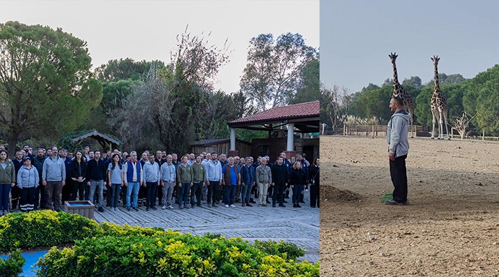 İzmir Doğal Yaşam Parkı’nda duygusal 10 Kasım anması