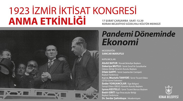 İzmir İktisat Kongresi’nin 98. yıl dönümüne özel anma