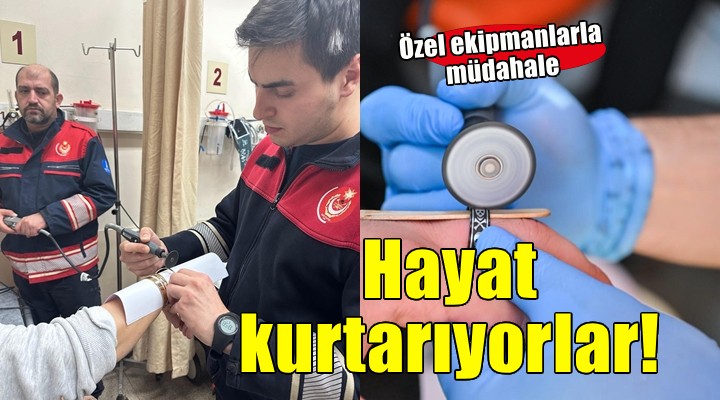 İzmir İtfaiyesi nden hayat kurtaran müdahaleler