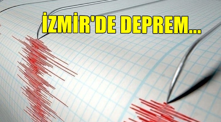 İzmir Körfezi'nde deprem!