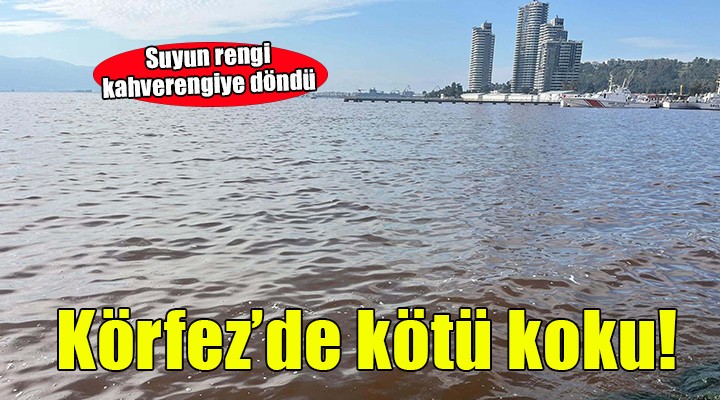 İzmir Körfezi nde kötü koku sürüyor