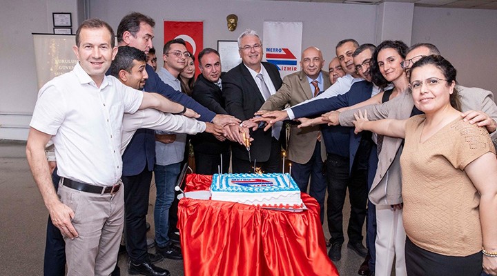 İzmir Metro A.Ş. de 24. yıl gururu... 1 milyar 400 milyon yolcu taşındı