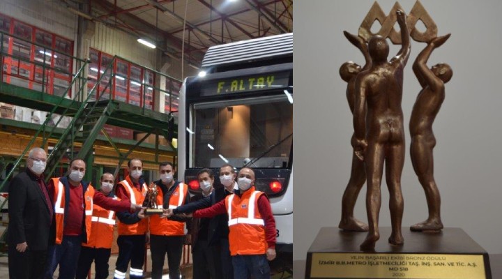 İzmir Metrosu’na mükemmellik ödülü