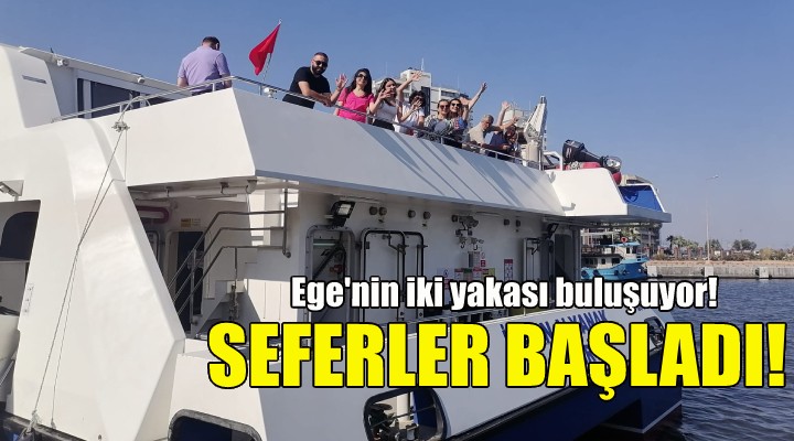 İzmir-Midilli seferleri başladı!