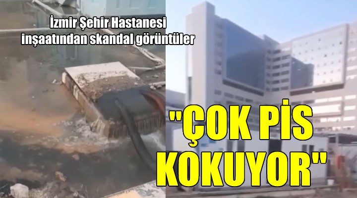 İzmir Şehir Hastanesi nde arıtma ve kötü koku tepkisi..