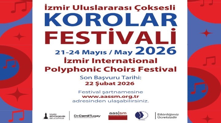 İzmir Uluslararası Çoksesli Korolar Festivali’nde geri sayım