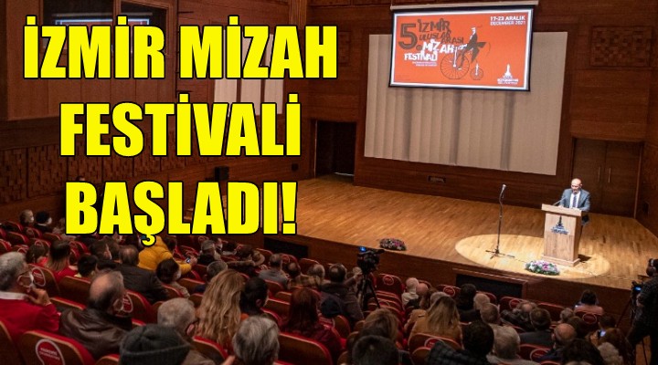 İzmir Uluslararası Mizah Festivali başladı!