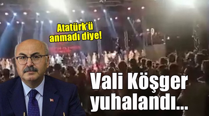 Atatürk ü anmayan İzmir Valisine yuh çektiler!