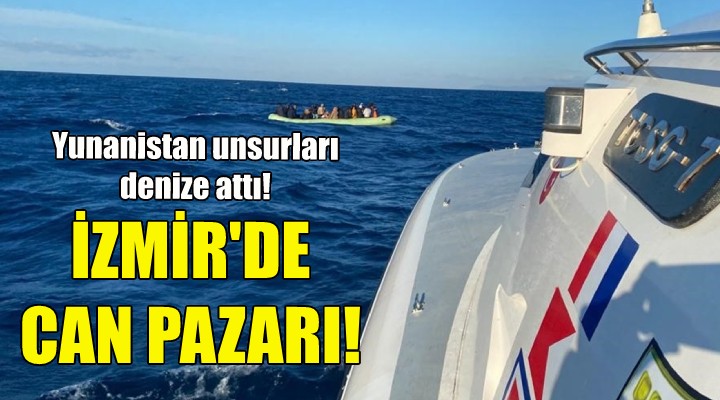 İzmir açıklarında can pazarı!