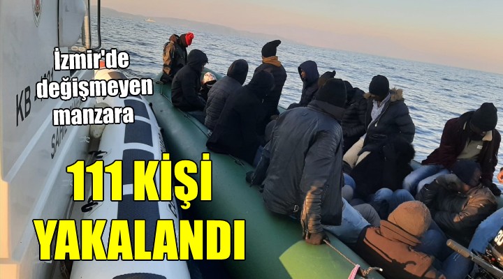 İzmir de 11 kaçak göçmen yakalandı