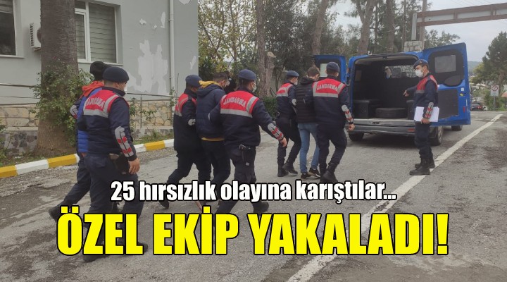 İzmir de 25 hırsızlık olayının failleri yakalandı!