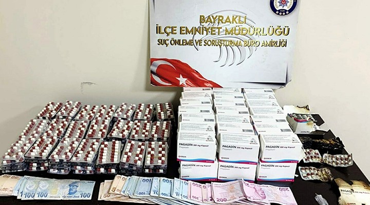 İzmir de 6 bin 358 sentetik hap ele geçirildi